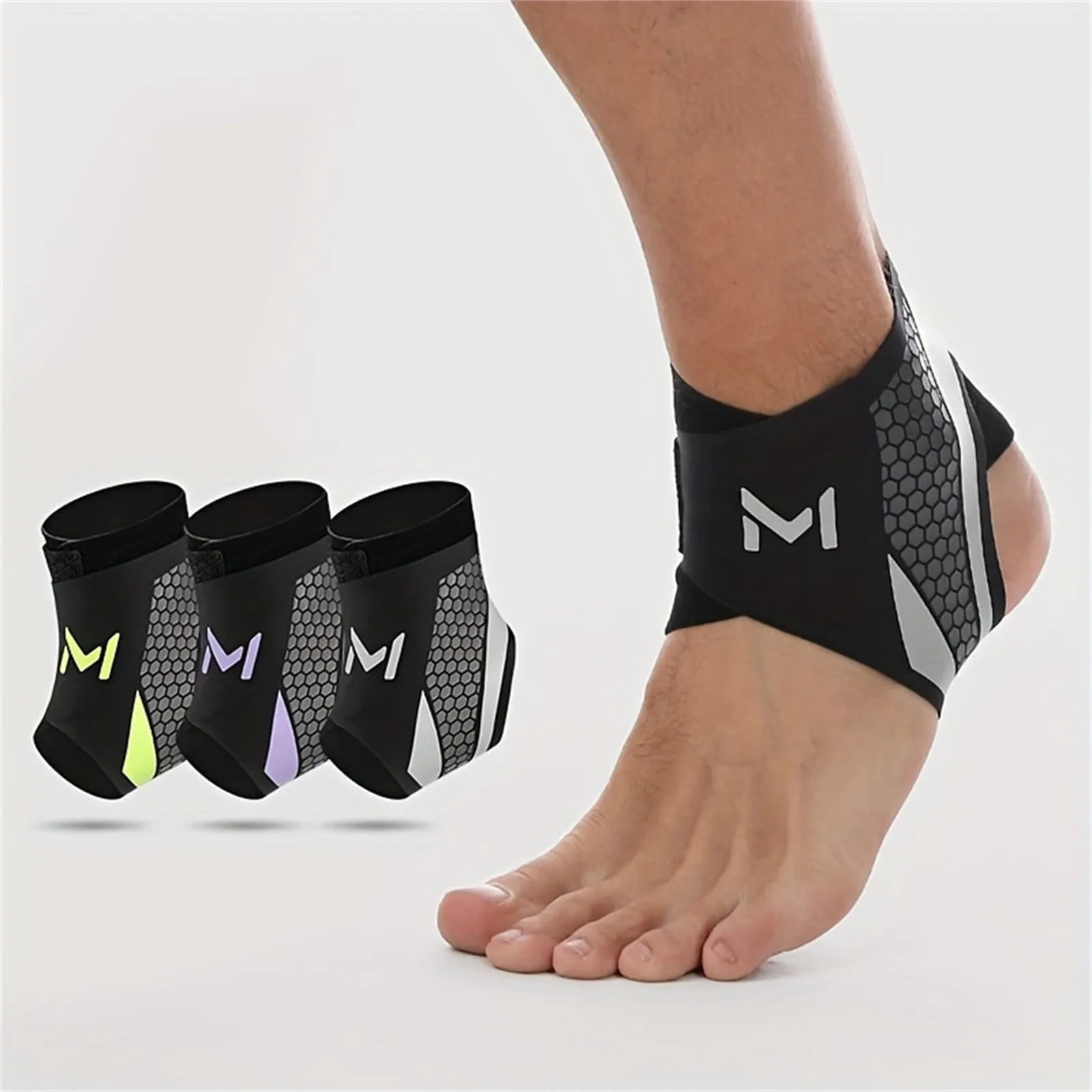 🔥HOT SALE🏃Lightweight Ankle Brace | Compression Support for Sprain Prevention – Breathable & Perfect for Basketball, Soccer & Fitness