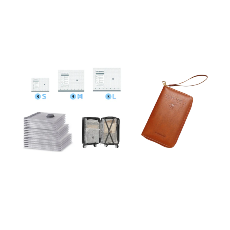 🔥 X7 Cordless Travel Vacuum Bag Set