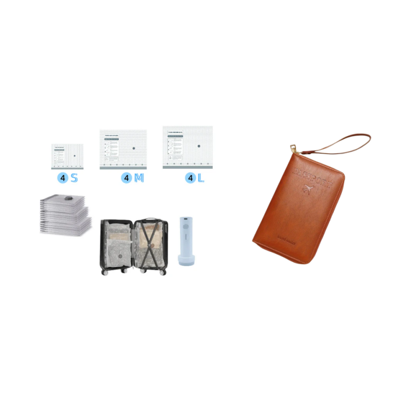 🔥 X7 Cordless Travel Vacuum Bag Set