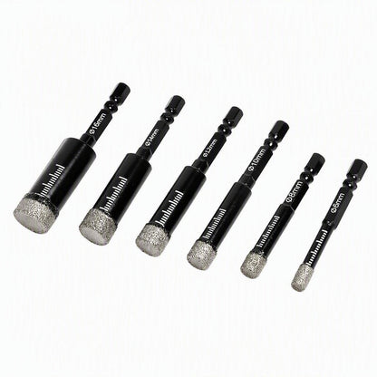6PCS Diamond Drill Bit Set – Clean Holes In Hard Surfaces