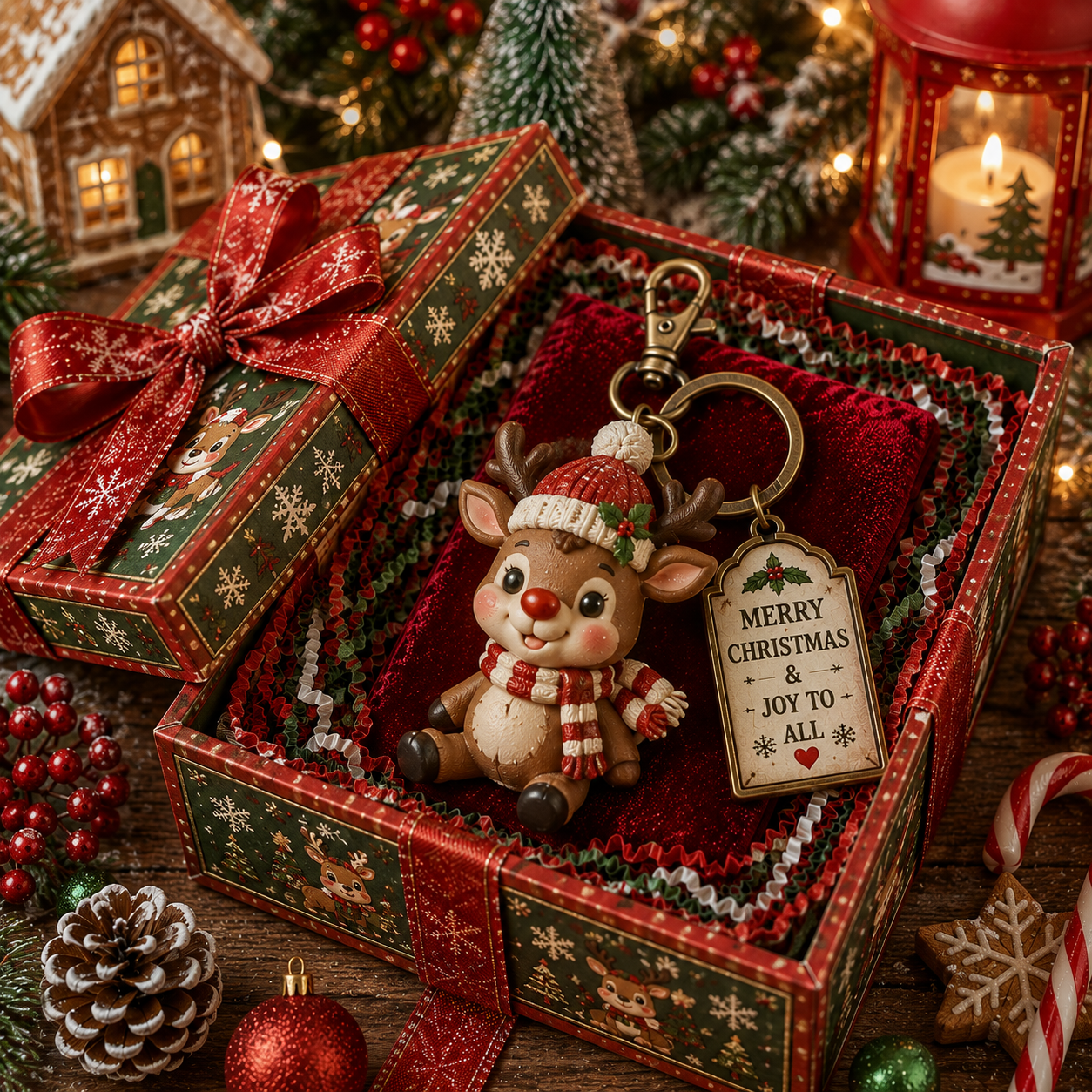 🔥🔥🎄 2026 Christmas Character Keychain Gift Box🎁