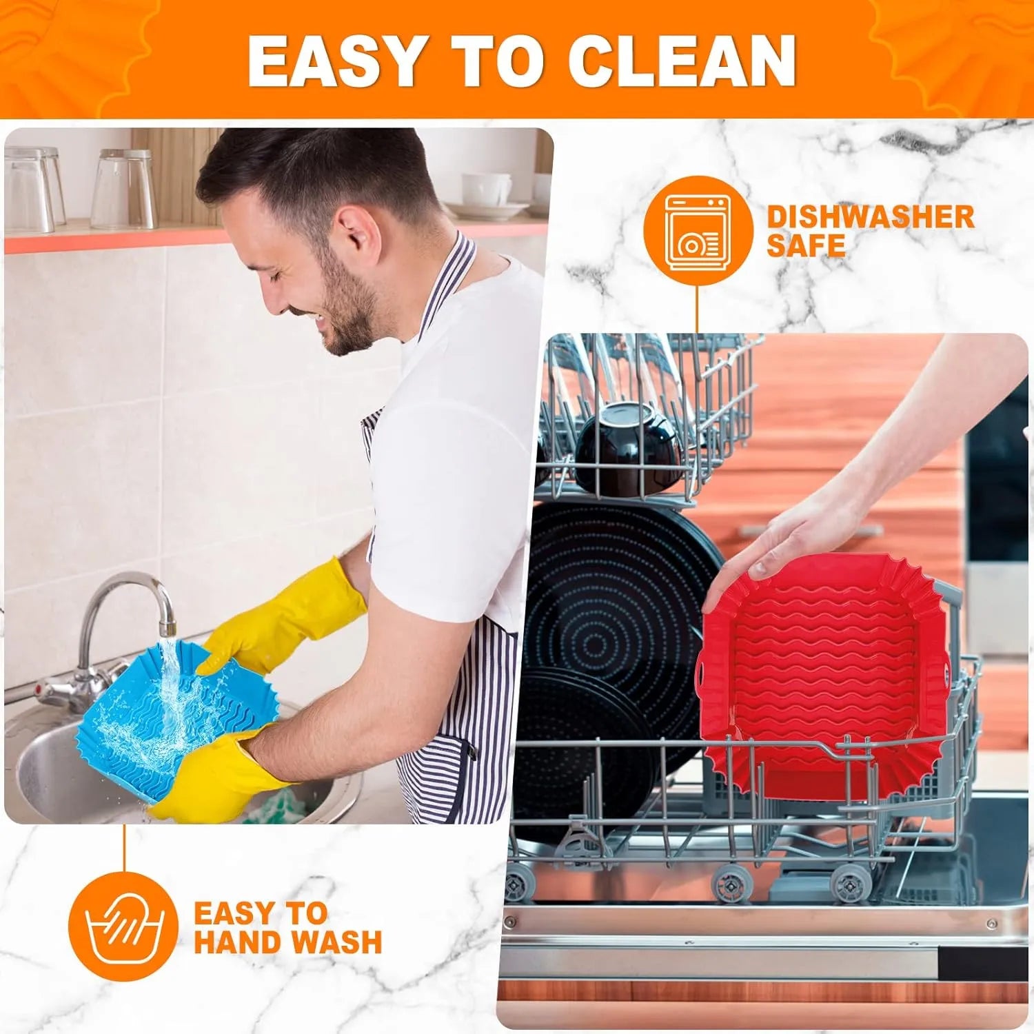 🔥✨Reusable Silicone Air Fryer Liner