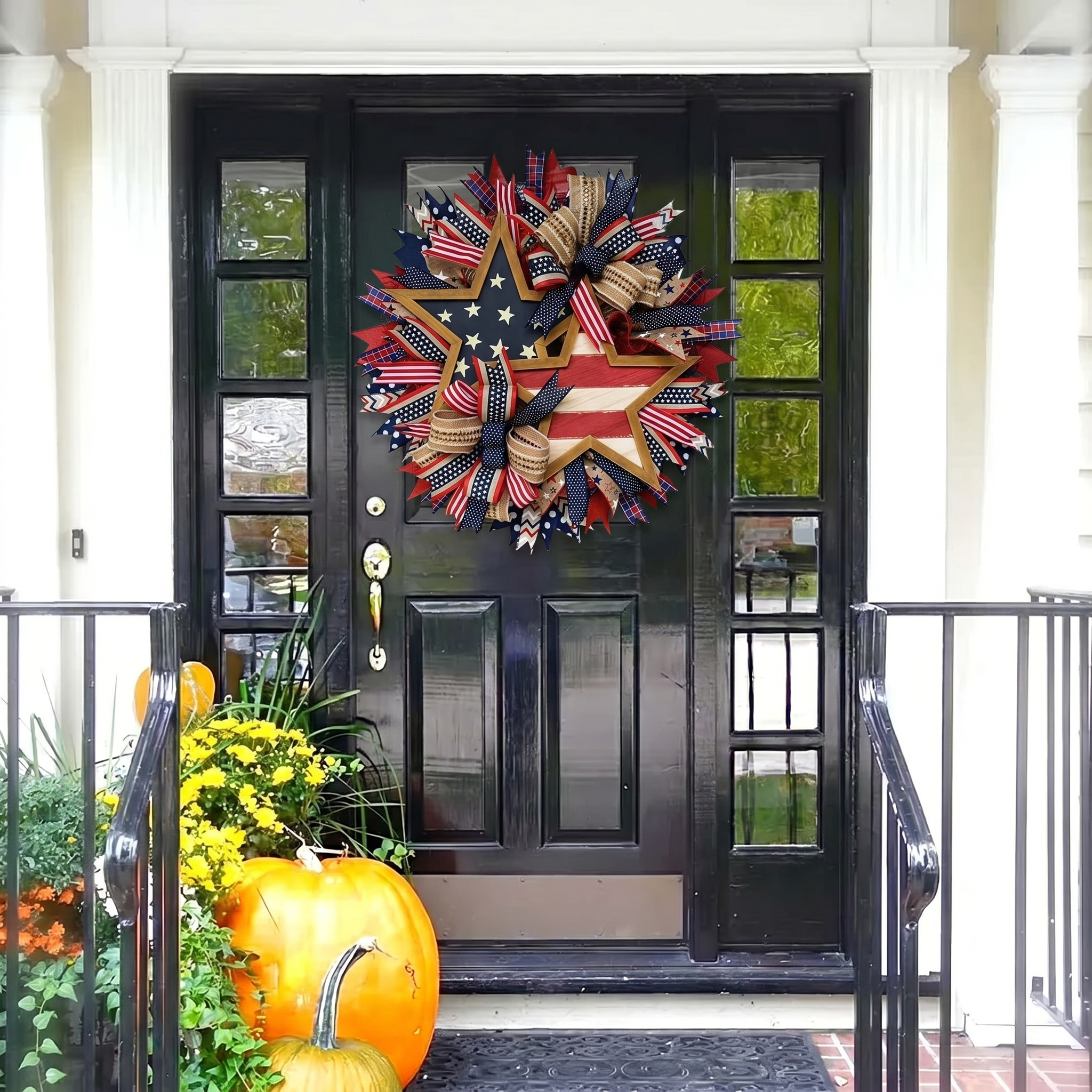 🔥Flash Sale-50% Off🔥Honor the Journey: The Hand-Crafted 250th Anniversary Tribute Wreath