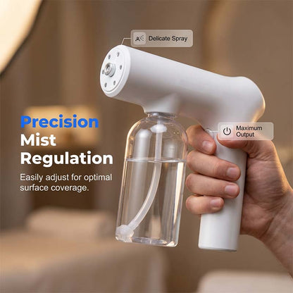 📢📢50% OFF !!⏰Cordless Nano Atomizer – Touchless Disinfecting, Blue Light – For Home, Office & Car 🏠