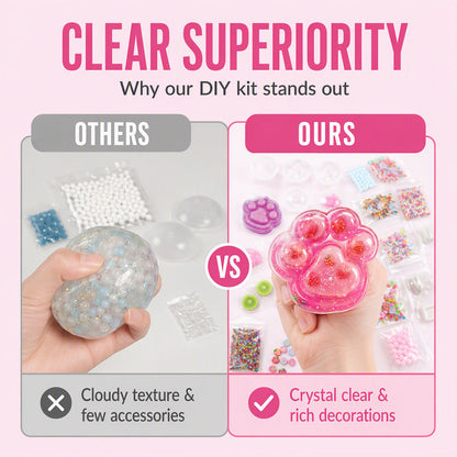 🐱 49% OFF NOW! 🧊 DIY Fried Ice Squishy Toy Kit – Cat claw design, squishy fun & creative – Perfect for sensory play & stress relief for kids ✨