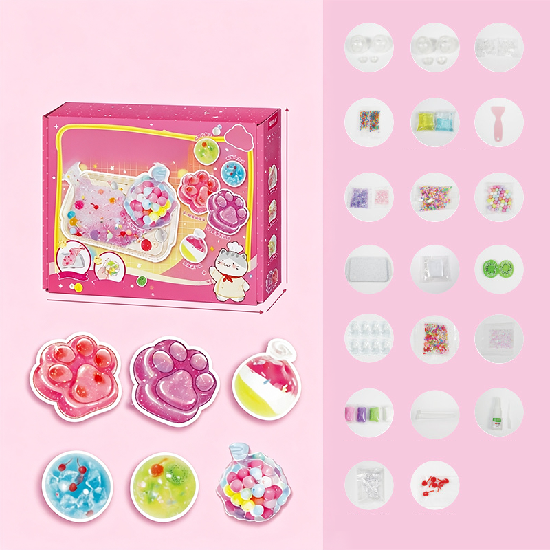 🐱 49% OFF NOW! 🧊 DIY Fried Ice Squishy Toy Kit – Cat claw design, squishy fun & creative – Perfect for sensory play & stress relief for kids ✨